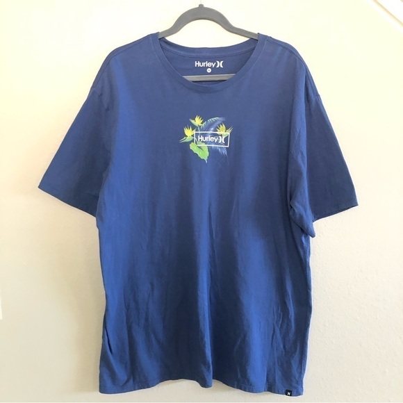 Hurley Men’s Tropical Graphic Print Crew Neck Short Sleeves T-Shirt Size XL - Picture 1 of 10